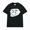 Camiseta Engraçada Meme Troll Face Maldição do Bug do Milênio Núcleo da Internet Obscura para Homens e Mulheres Moda Manga Curta