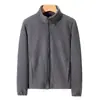 Ropa unisex para grupo con forro polar, chaqueta de montañismo, abrigo cálido, cómoda para el ocio al aire libre