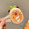 Creativo Lindo Pan de Hamburguesa Llavero Muñeco de Peluche Colgante para Bolso Muñeca para Niña Comida para Jugar Llavero Colgante