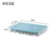 Caja Conservadora de Mariscos Frescos Caja de Plástico Sellada Caja de Almacenamiento Ancha y Baja Cuerpo Bajo Caja Plana Juego para Refrigerador Caja de Empanadas de Tres Niveles