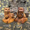 Taoísta Zhengyi Montanha Longhu Madeira de Trovão Natural Jujuba Escultura Tigre Deus Guardião General Tigre Negro Santo Tigre Deus Tigre
