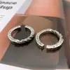 Plata Esterlina S925 Nuevo para Hombre de Marca Moderna Letra Irregular Graffiti Geometría Retro Personalizado Plata Tailandesa Anillo Abierto Moderno