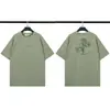 Camiseta Casual Solta de Manga Curta com Estampa de Bússola Cross-Border Stone 26 Verão Novo para Homens e Mulheres