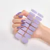 2025 Nova Manicure Gel Sem Cozimento Adesivo 3D Completo Adesivos de Manicure Estilo Ins Esmalte Usável Adesivos de Manicure Foscos