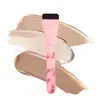 Brocha de Base One-Line Transfronteriza Estampado de Cereza Mango de Goma Corrector Sin Marcas Brocha para Mascarilla Facial Ultra Delgada Sin Polvo para Principiantes