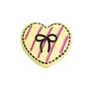 Cuentas de Corazón con Lazo Pintadas en Acrílico Cadena para Teléfono Móvil Llavero DIY Hecho a Mano Colgante para Bolso Accesorios Venta al por Mayor