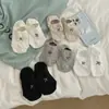 Meias de Verão Femininas Cano Baixo Estilo Coreano Rua Dongdaemun Algodão Respirável Desenho Animado Laço Listras Vazadas Meias Invisíveis