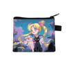Hermosa chica guerrera caricatura monedero estudiante linda bolsa mini bolsa para audífonos cremallera tarjetero un lote de caliente