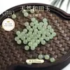 Jade Hetian Natural Contas Soltas Água Clara Pulseira de Jaspe Jade Branco Pulseira com Contas Jade Artesanal Acessórios DIY Atacado