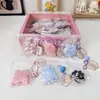 Pingente de brinquedo antiestresse, conjunto com 24 peças em caixa colorida, gadget para alívio do estresse