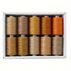 Linha de costura doméstica colorida, linha para máquina de costura, preto e branco, linha 402, costura à mão, faça você mesmo, linha de costura doméstica multicolorida, atacado