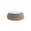 Sofá Exterior Tejido de Ratán Área de Recepción Exterior Comercial Área de Ocio Invernadero Silla Sofá de Ratán de Aleación de Aluminio