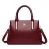 2026 Nova Bolsa Casual Feminina Bolsa de Mão Tote de Grande Capacidade Bolsa de Ombro Mensageiro com Temperamento para Mãe de Meia-Idade