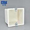 Canaleta de Cable de PVC Pública Accesorios para Tubería de Electricista Caja de Conexiones Blanca Cassette Caja Individual Accesorios para Tubería Eléctrica de PVC Cassette de Pegamento