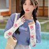 Mangas protectoras del sol holgadas para mujer, nuevo modelo 2025, protección UV, protectores de brazo para ciclismo y conducción en verano, mangas de hielo