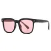 Gafas de Sol Retro con Montura Negra para Hombres y Mujeres, Gafas de Sol de Lujo Ligero de Gama Alta, Gafas de Sol Cuadradas con Protección UV para Hombres