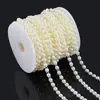 Corrente de Girassol Redonda de Pérola Plástica Corrente Solta para Bolsa DIY Pulseira Feita à Mão Acessórios de Cabelo Corrente Decorativa Acessórios de Joia