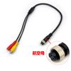 Cabo Adaptador M12 Conector de Aviação para RCA/DC Macho/Fêmea para Tela de Carro Vídeo Alimentação