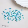Turquesa Natural Otimizada Contas Redondas Contas Soltas Azul Porcelana Alta com Linhas de Ferro Semi-Acabado DIY Pulseira Colar Acessórios de Joias