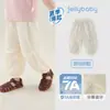 Calça de moletom infantil jellybaby verão calça comprida para meninos calça casual fina respirável antibacteriana para bebês meninas
