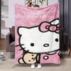 Amazon, Temu Promoções Quentes Sanrio Flanela Veludo Macio Cobertor Sofá, Quarto Cobertor de Intervalo para Almoço