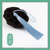 10cm borla de cuerda cerrada borla poliéster hilo fino material suave resistente a las arrugas marcapáginas abanico Correa corta venta al por mayor