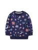 Ropa Infantil de Origen Transfronterizo 2026 Nuevas Llegadas de Otoño Sudadera para Niñas Estilo Europeo y Americano Estampado Lindo Pulóver de Cuello Redondo para Niños