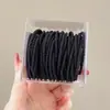 Prendedor de cabelo preto para rabo de cavalo alto para mulheres, altamente elástico e durável, não puxa nem deixa marcas no cabelo, faixa de cabelo, acessório de cabelo elástico