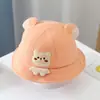 Gorro de Bebé Primavera y Otoño Delgado Gorro de Pescador para Bebé Otoño e Invierno Niños y Niñas Lindo Súper Lindo Sombrilla Gorro de Cubeta