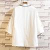 Estilo chinês Guindaste Masculino Bordado Sete Pontos Manga Top Moda Masculina Cardigan Fino Hanfu Jaqueta Masculina Atacado