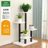 Soporte de Flores de Hierro con Ruedas, Modelo Nuevo para Uso Doméstico, Estante de Macetas de Pie para Sala de Estar, Soporte de Plantas de Flores de Múltiples Niveles para Balcón