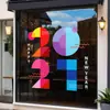 Decoraciones para Tienda de Año Nuevo 2027 Año de la Oveja Pegatinas para Vidrio de Ventana Festival de Primavera Día de Año Nuevo Calcomanías de Papel Recortado para Ventana Pegatinas de Adhesión Estática