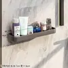 Punch-free toalha vaso sanitário armazenamento rack espaço alumínio lavatório montado na parede rack de acabamento banheiro rack de armazenamento multifuncional