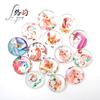Parche de cristal con diseño de árbol de la suerte con forma de animal de dibujos animados, gema del tiempo, accesorios de joyería DIY al por mayor