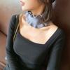 Bufanda Bufanda de Otoño e Invierno para Mujer para Mantener el Calor Estudiante Tejido Fino Baotou de Doble Propósito Jersey Protección para Orejas Cuello Manga para Cuello