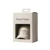 Orificio Colgante para Abrir la Ventana Caja Vertical de Avión Caja de Embalaje Extra Dura Caja de Cartón Blanco Caja de Cartón Fsc Caja de Papel Gorra de Béisbol