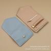 Fu Chen PU portátil multifuncional joyería rollo pequeño aretes anillo aretes collar pulsera bolsa de almacenamiento logo imprimible