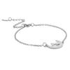 Ankle bracelet de gatinho mais vendido para mulheres, simples, com pingente de animal crescente, joia para festa, presente de aniversário, joias de aço inoxidável no atacado