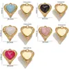 Colgante Corazón Ondulado de Acero Inoxidable Chapado en Oro 18K, Colgante de Lujo Ligero de Nicho de Gama Alta, Colgante Exquisito Versátil