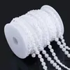 Corrente de Girassol Redonda de Pérola Plástica Corrente Solta para Bolsa DIY Pulseira Feita à Mão Acessórios de Cabelo Corrente Decorativa Acessórios de Joia