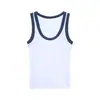 Z Estilo Europeu e Americano Transfronteiriço 2026 Nova Moda Elegante Regata Feminina com Barra Reta Gola Redonda Sem Mangas 3253301