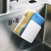 Paño de Limpieza de Cocina Estante de Secado Estante de Almacenamiento de Esponjas Montado en la Pared del Baño Estante de Almacenamiento para Bolas de Limpieza de Fregadero del Hogar