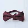 Fábrica en stock al por mayor retro flor grande francés doble piso caballero novio padrino grupo corbata de moño banquetes para hombres corbata de moño