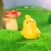 Adornos de Micro Paisaje, Pollo Amarillo Creativo y Lindo Acostado, Accesorios Decorativos DIY de Alta Gama, Regalos, Adornos Pequeños para Coche