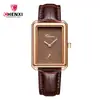 CHENXI/Dawn Reloj para Estudiante Reloj Cuadrado Correa de Mujer Reloj de Mujer Marca Dawn Reloj de Cuarzo 090A