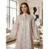 Nuevo Vestido Largo Elegante para Mujer, Vestido de Venta Caliente al por Mayor y Exportación de Fábrica, Vestido Estampado Bordado a Mano