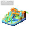 Nuevo Tobogán Inflable Grande de Doctor Dolphin Castillo Inflable para Niños para Exterior Tobogán Castillo Travieso para Niños para Interior y Exterior