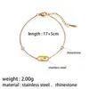 Pulsera Transfronteriza Europea y Americana Estilo Chino Nuevo Temperamento Acero Inoxidable para Mujer Electrochapado al Vacío Moda Lujo Ligero Joyería al por Mayor