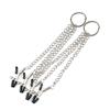 Pinza Sexy para Labios Vaginales, Juguete Sexy, Anillo de Cadena Sm Femenino, Pinza Metálica para Senos, Pinza para Senos, Cadena para el Pecho, Entrenamiento y Broma