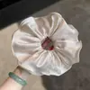 Goma para el pelo suave y dulce estilo francés para mujer, Cuerda para el pelo de alta gama, Cuerda para el pelo versátil estilo perezoso, Accesorio para el pelo de coleta baja